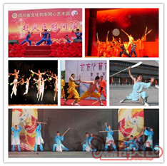 武術(shù)表演、傳統(tǒng)、時(shí)尚、集體、十八班、氣功
