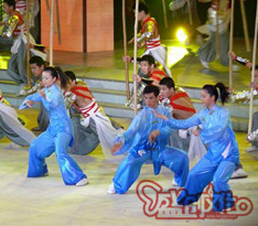 武術(shù)刀、槍、棍表演