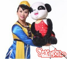 木偶作畫  熊貓咪咪